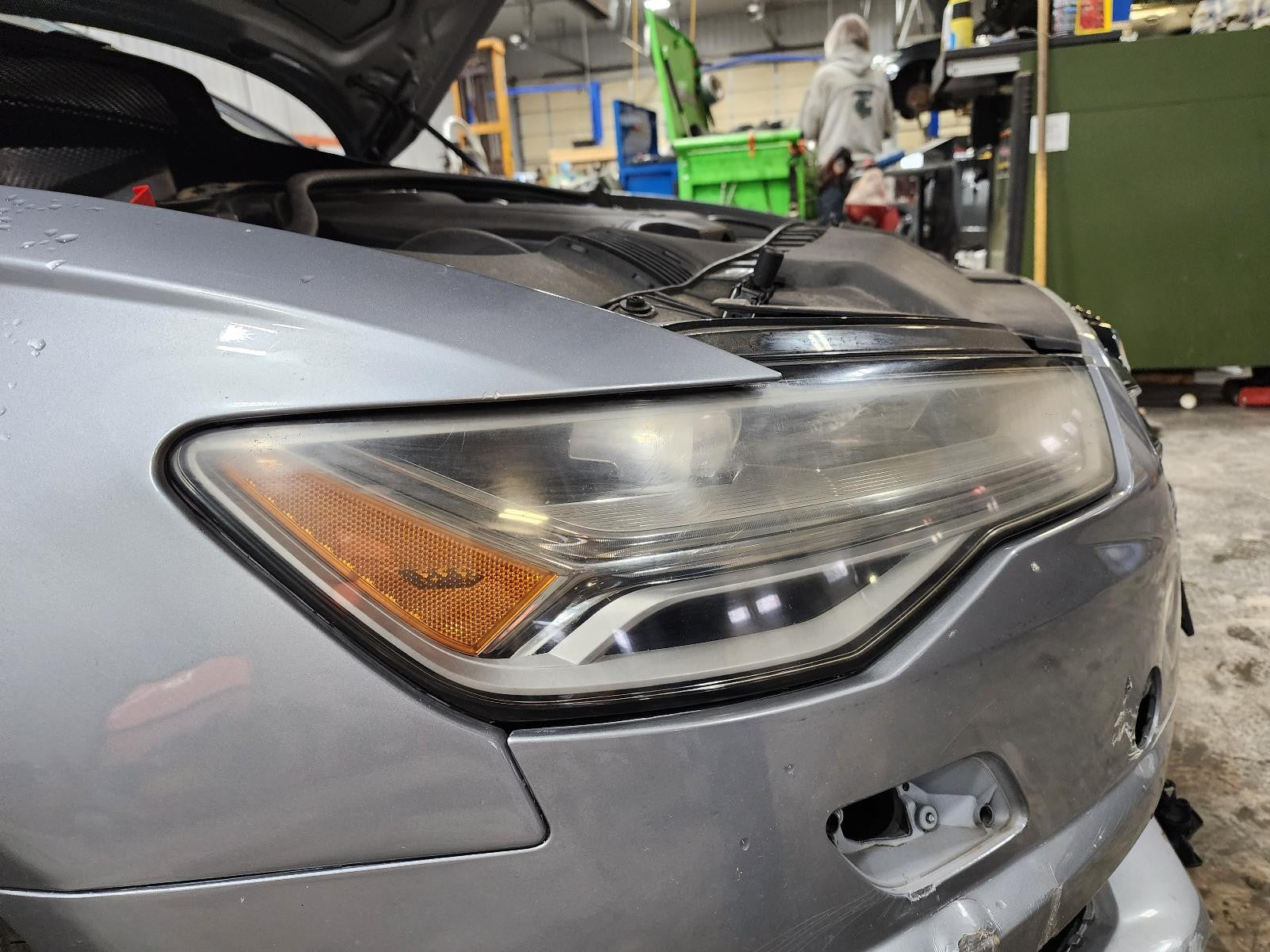 Used Right Headlight Assembly fits: 2017 Audi A6 LED Right Grade A