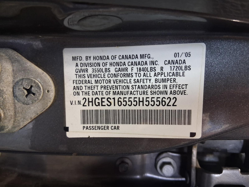 Used HVAC Blower Motor fits: 2005 Honda Civic Cpe Grade A