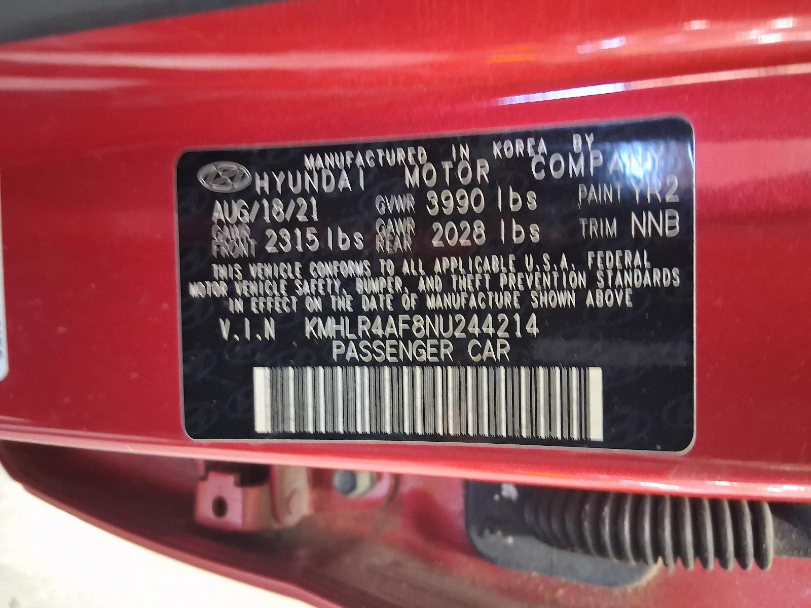 Used Windshield Wiper Motor fits: 2022 Hyundai Elantra  Grade A