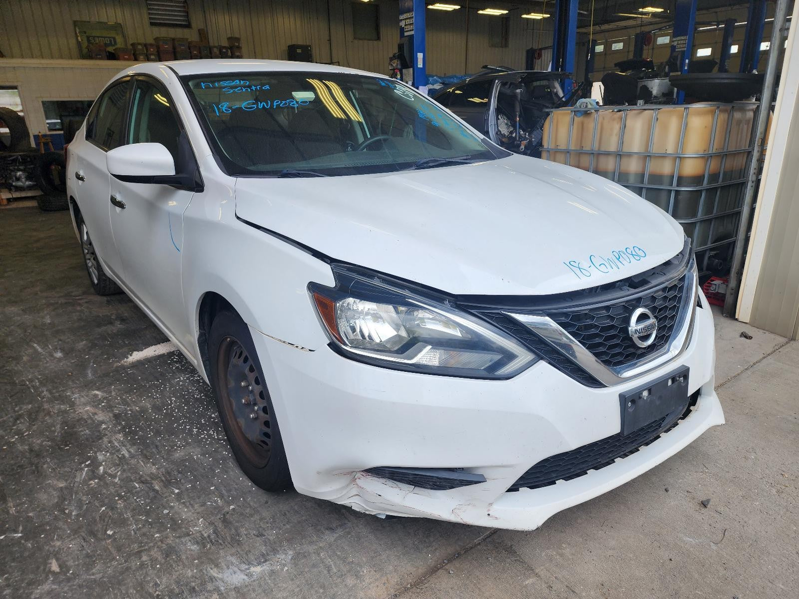 Used Left Tail Light Assembly fits: 2018 Nissan Sentra quarter panel mounted Lef