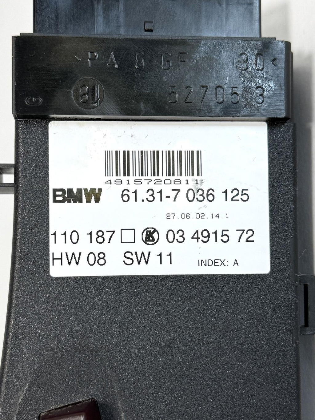 1995-2005 BMW 330i E46 POWER SEAT MEMORY CONTROL SWITCH FRONT LEFT OEM