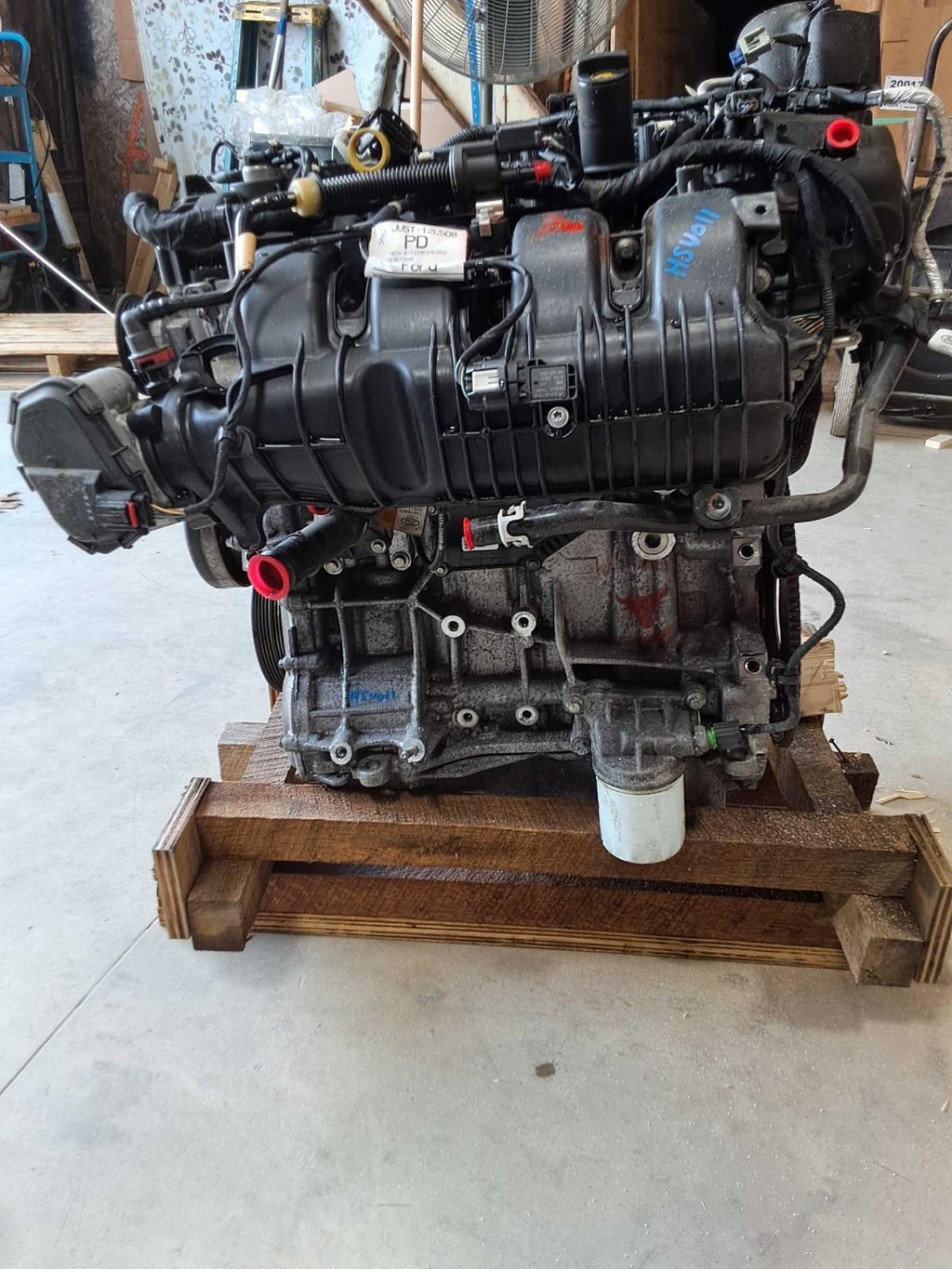 Used Engine Complete Assembly fits: 2020 Ford Mustang 2.3L VIN H 8th digit turbo