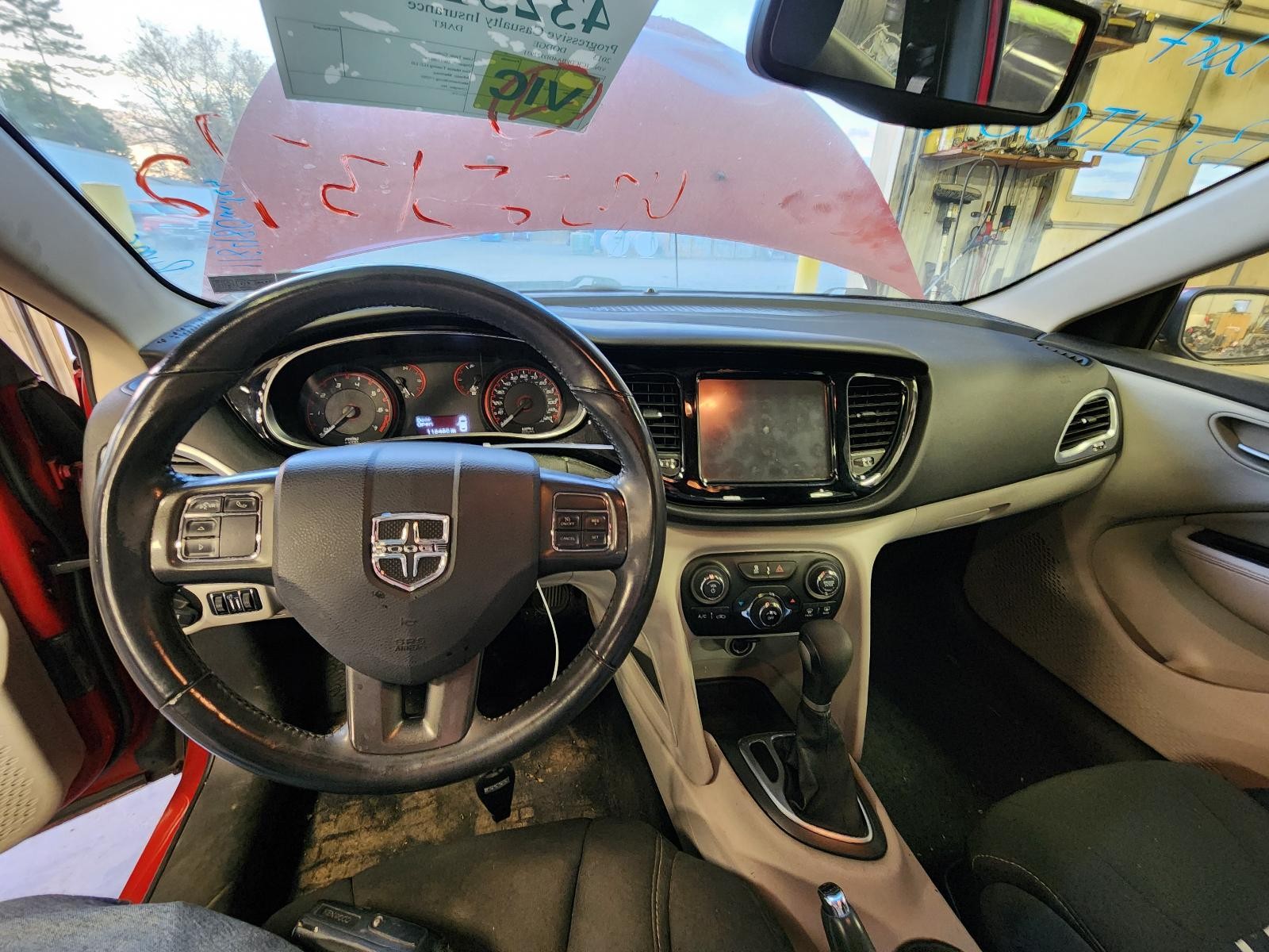 Used Speedometer Gauge fits: 2013 Dodge Dart cluster MPH 120 analog Grade A