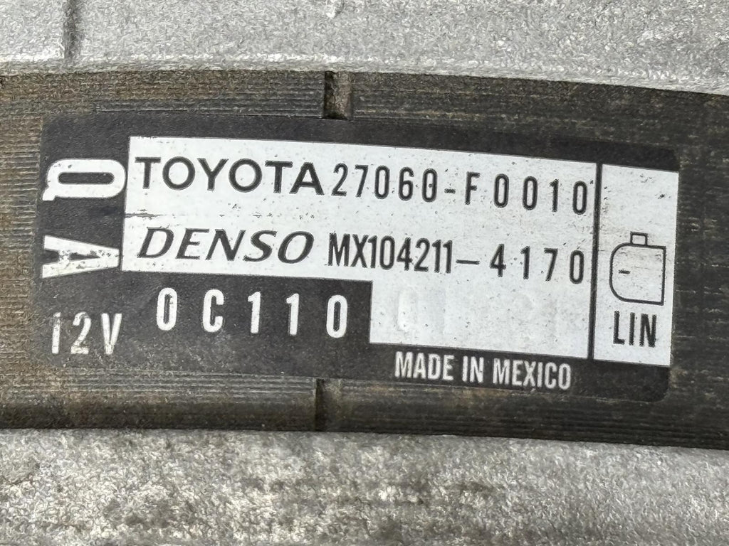 2018-2024 TOYOTA CAMRY ALTERNATOR 100 AMP OEM