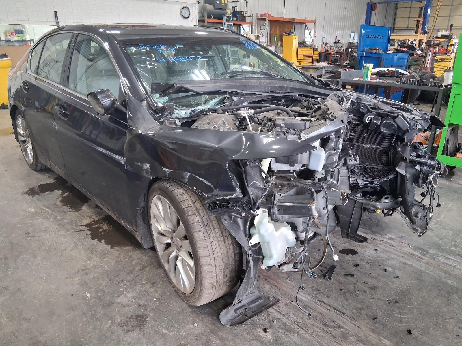 Used Rear Bumper Reinforcement Rear fits: 2014 Acura Rlx Rear Grade A