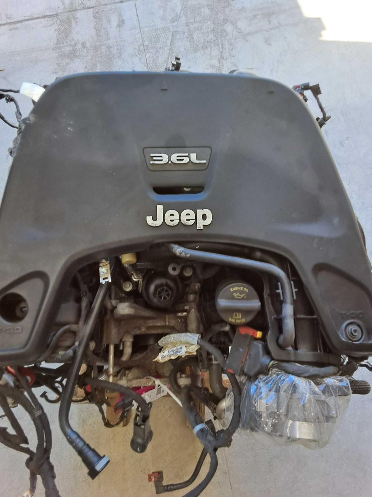 Used Engine Complete Assembly fits: 2018 Jeep Wrangler LHD VIN X 6th digit JL bo