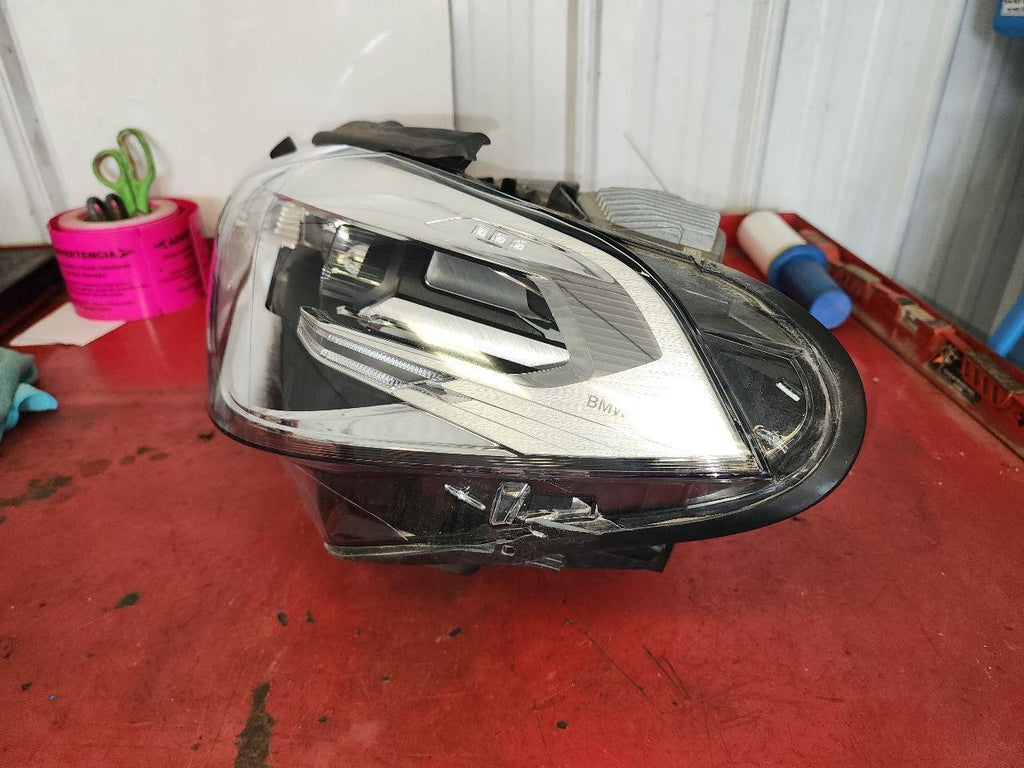 Used Left Headlight Assembly fits: 2022 Bmw X2 LED w/adaptive Left Grade A