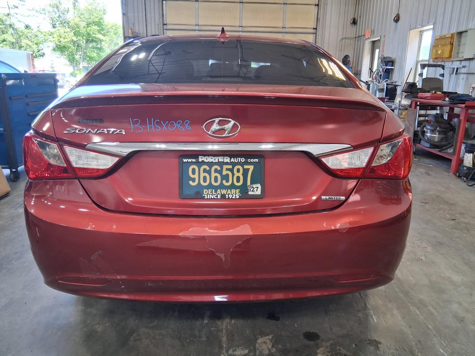 Used Rear Bumper Reinforcement Rear fits: 2013 Hyundai Sonata VIN C 8th digit ID