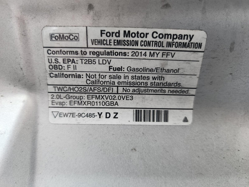 Used Engine Coolant Reservoir fits: 2014 Ford Focus electric EV Grade A