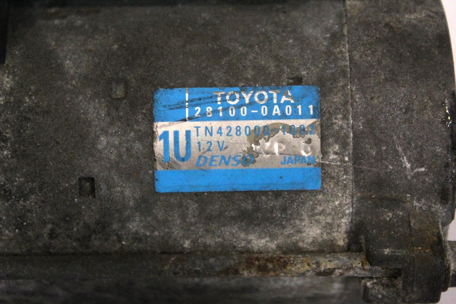 Used Starter Motor fits: 2012 Toyota Rav4 1.7kw Grade A