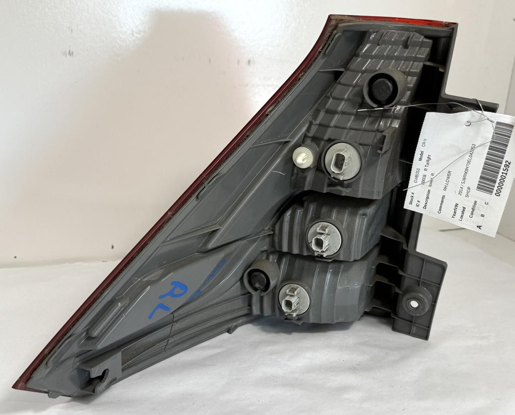 2012-2014 HONDA CR-V R TAILLIGHT RIGHT PASSENGER SIDE LOWER OEM