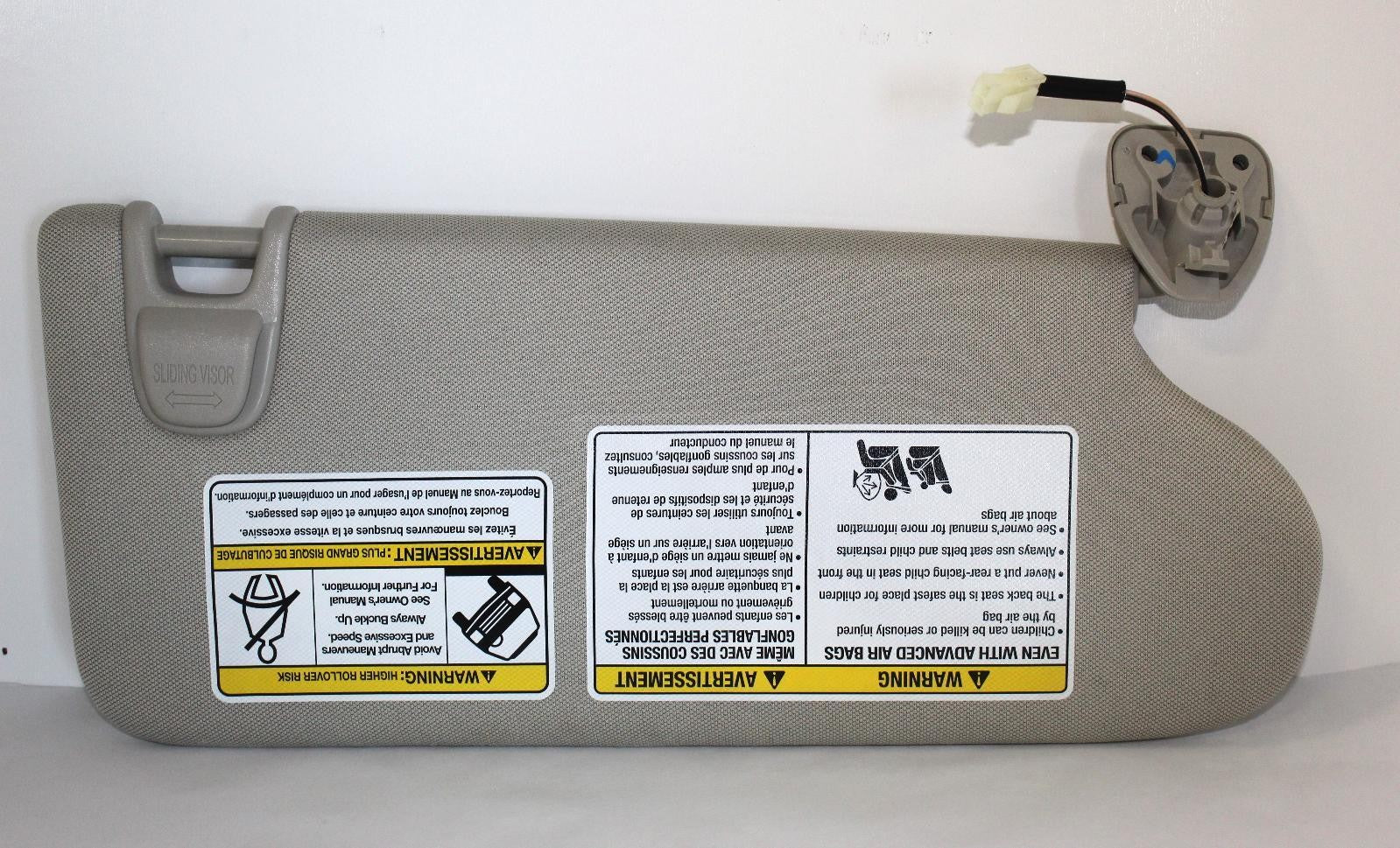 2019-2024 NISSAN MURANO Sun visor LEFT DRIVERS SIDE