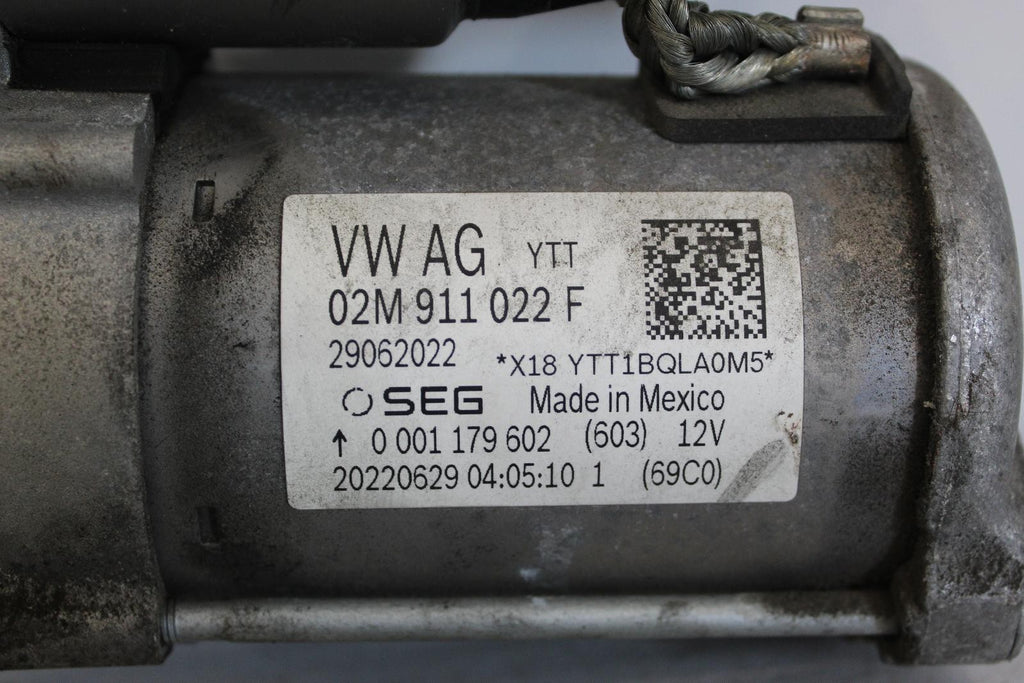 VOLKSWAGEN TIGUAN Starter Motor Bosch, ID 02M911021G 21 22 23