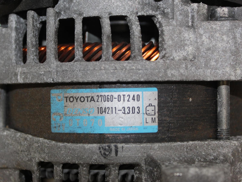 TOYOTA COROLLA Alternator (1.8L, 100A), ID 27060-0T240 14 15 16