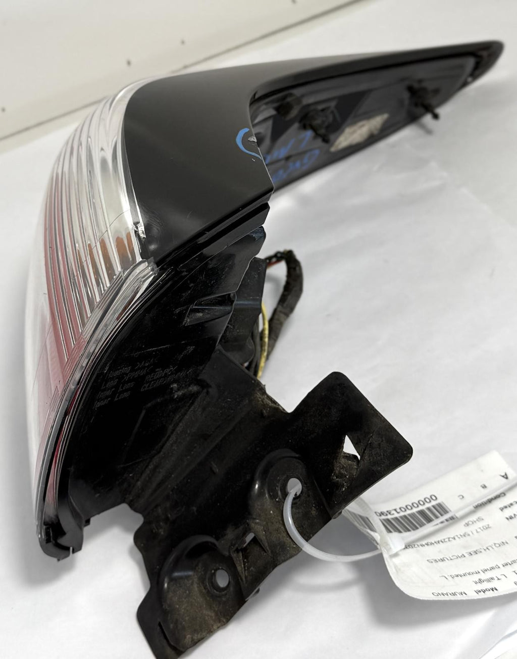 2016-2018 NISSAN MURANO TAILLIGHT LEFT DRIVER SIDE OEM 