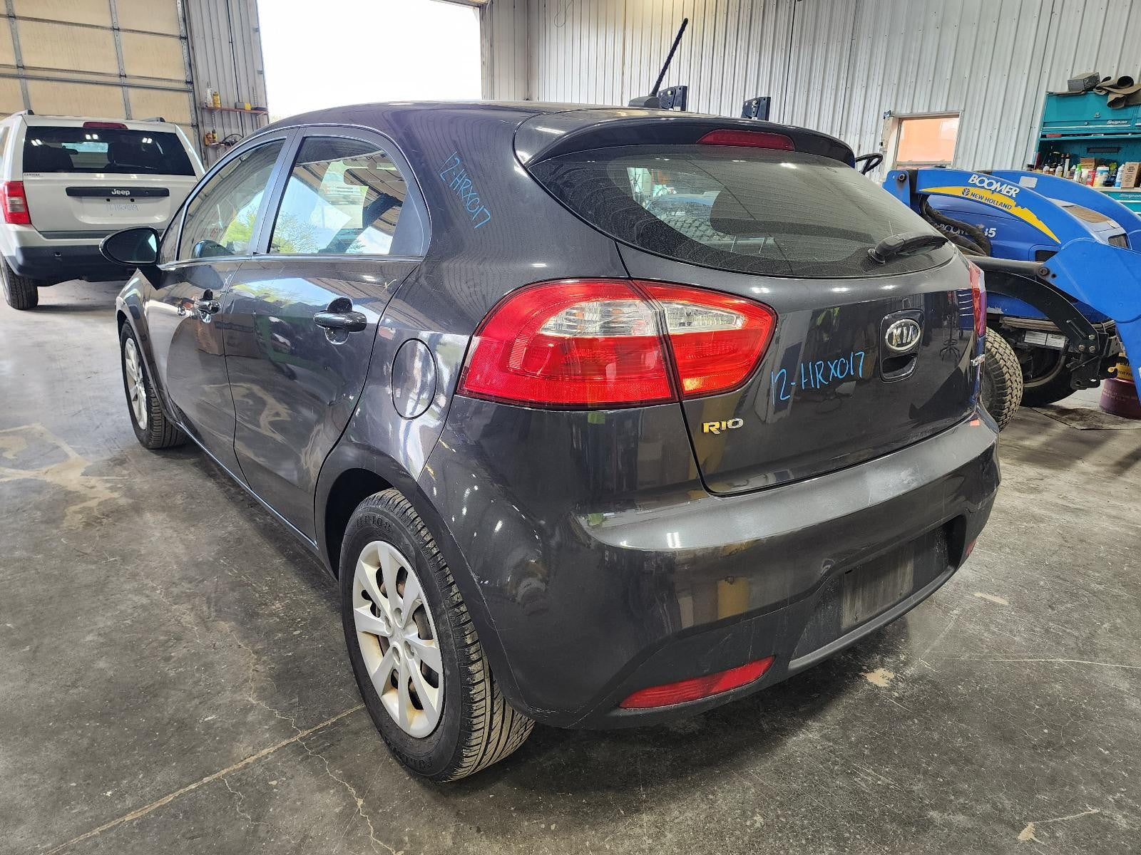 Used Rear Bumper Reinforcement Rear fits: 2012 Kia Rio Htbk Rear Grade A